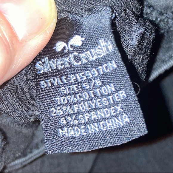 Silver Crush Women’s black skinny jeans size 5/6 - Picture 14 of 15